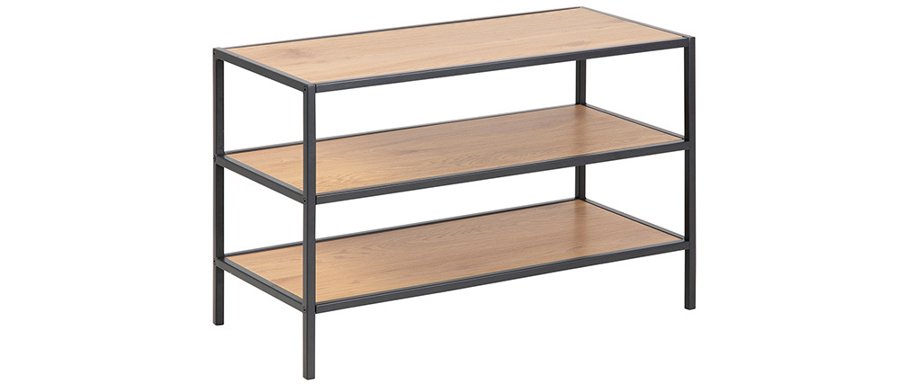 Meuble � chaussures industriel m�tal et bois TRESCA