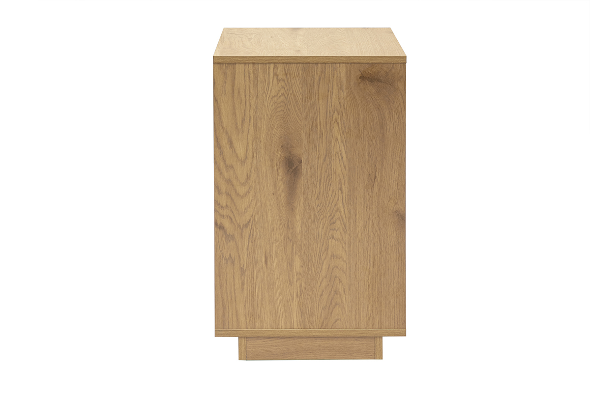Meuble de rangement avec tiroirs finition bois clair ch�ne L50 cm SEVILLE