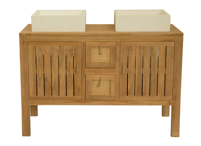 Meuble de salle de bain avec double vasques ARECA