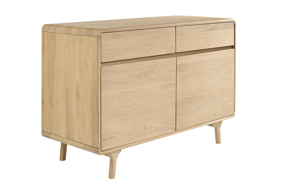 Meuble de salle de bain en bois ch�ne massif L120 cm ESTEBAN