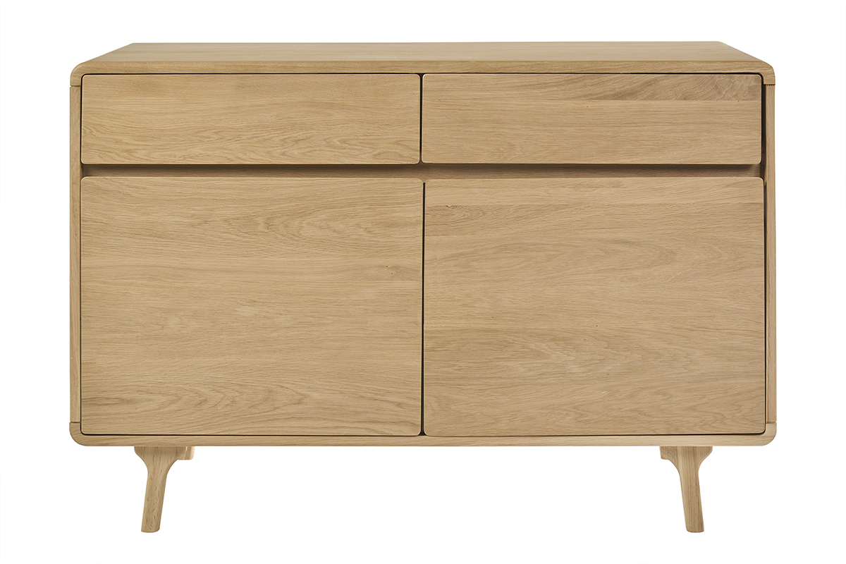 Meuble de salle de bain en bois ch�ne massif L120 cm ESTEBAN
