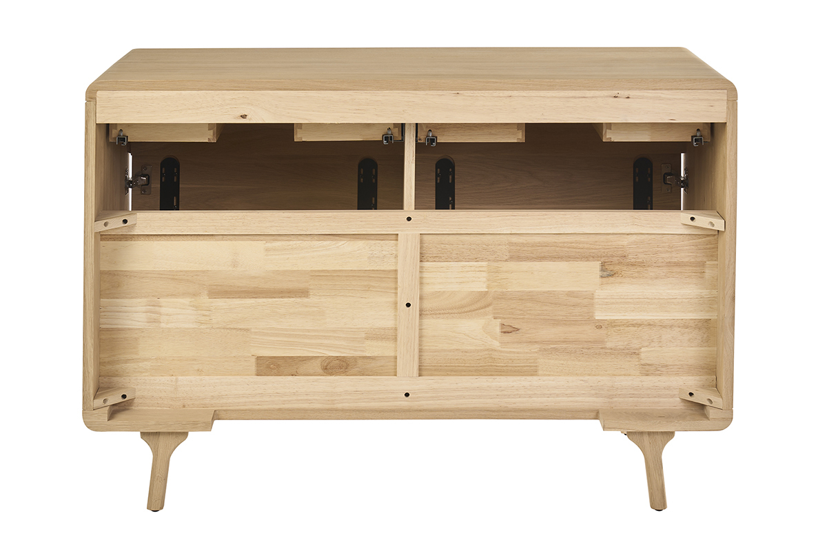 Meuble de salle de bain en bois ch�ne massif L120 cm ESTEBAN