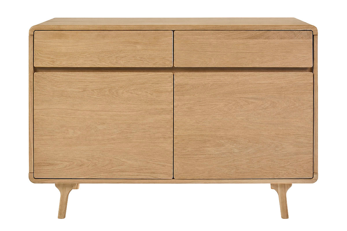 Meuble de salle de bain en bois ch�ne massif L120 cm ESTEBAN