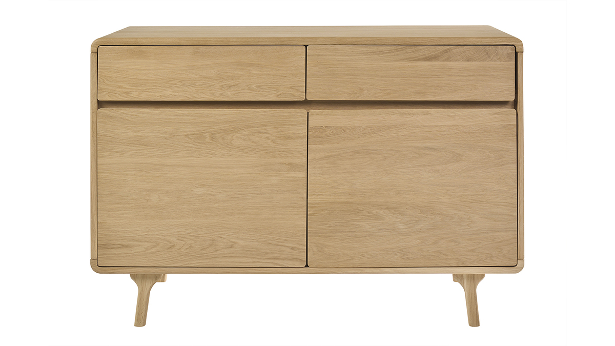 Meuble de salle de bain en bois ch�ne massif L120 cm ESTEBAN
