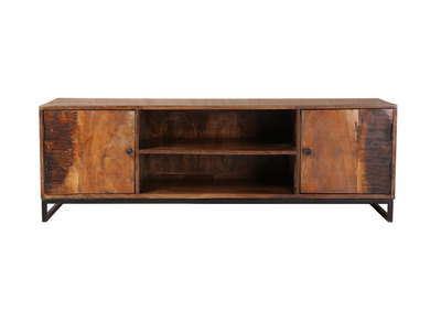 Meuble TV bois recycl&eacute; MADRAS