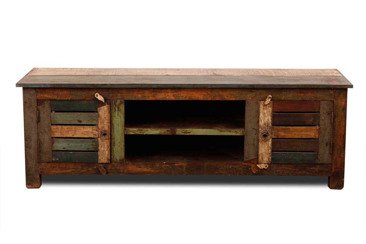 Meuble TV bois recycl� MAYOTTE