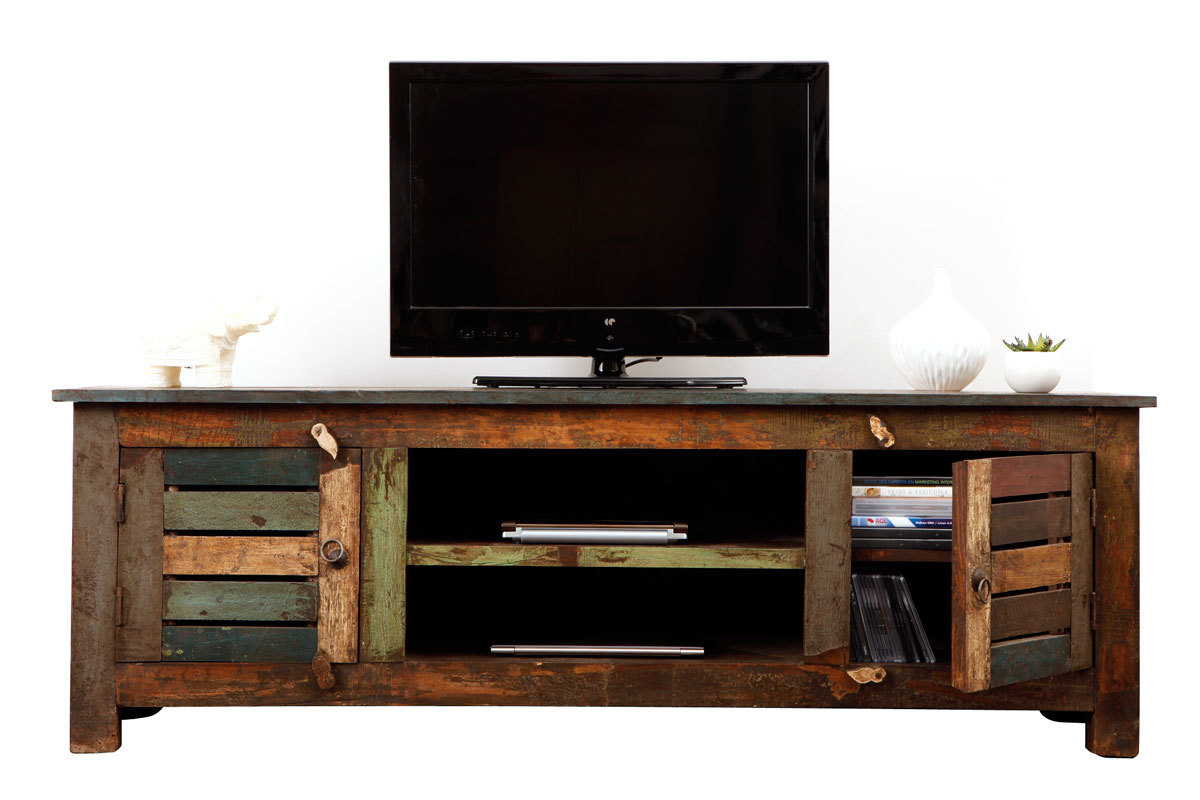 Meuble TV bois recycl� MAYOTTE