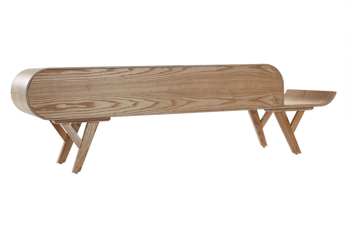 Meuble TV design 150cm fr�ne KYOTO