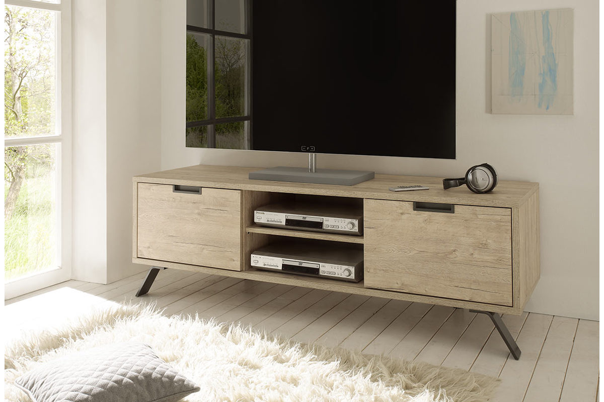 Meuble TV design 156cm ch�ne ORIGIN