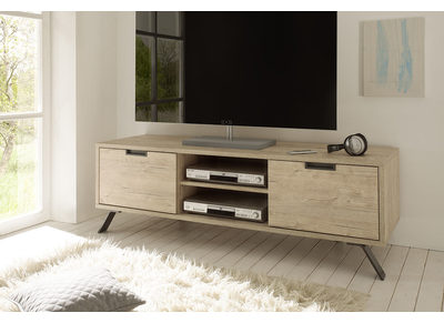 Meuble TV design 156cm ch&ecirc;ne ORIGIN