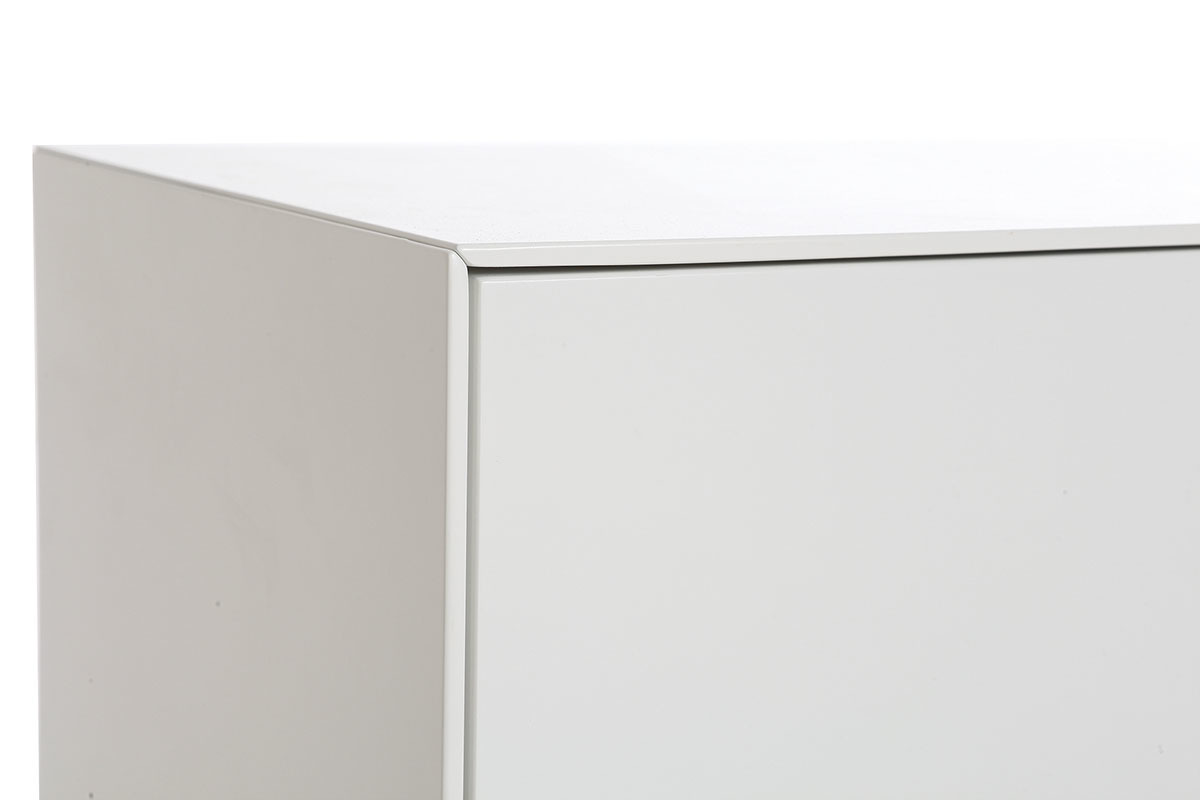 Meuble TV design 90x40cm 2 tiroirs MARK