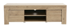 Meuble TV design effet ch&ecirc;ne L138 cm TINO