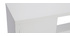 Meuble TV design laqu&eacute; blanc brillant L150 cm HALTON
