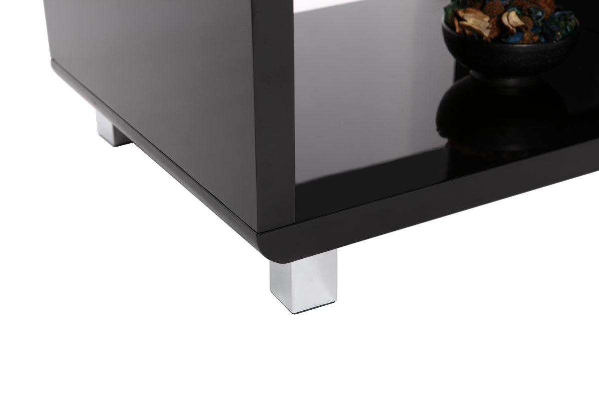 Meuble TV design laqu noir PIXY