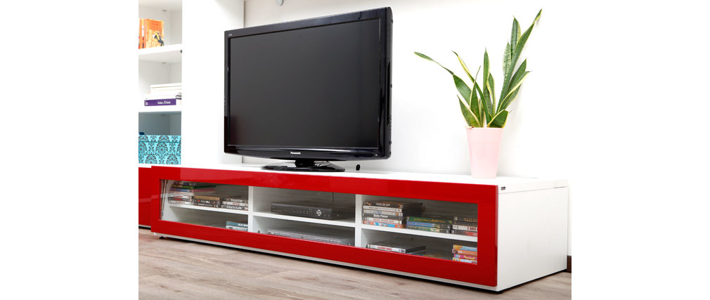 meuble télé blanc et rouge – Artzeincom -> Meuble Tv Blanc Et Rouge meuble télé blanc et rouge – Artzeincom -> Meuble Tv Blanc Et Rouge
