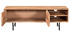 Meuble TV en manguier massif avec portes en relief L120 cm AGRA