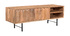 Meuble TV en manguier massif avec portes en relief L120 cm AGRA
