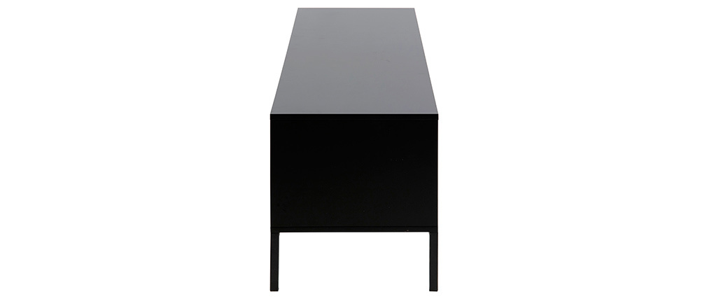 Meuble TV industriel bois et m�tal L140 cm TRESCA