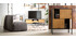 Meuble TV industriel bois et m&eacute;tal L140 cm TRESCA