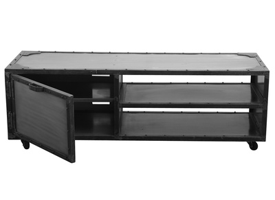 Meuble TV industriel m&eacute;tal FACTORY