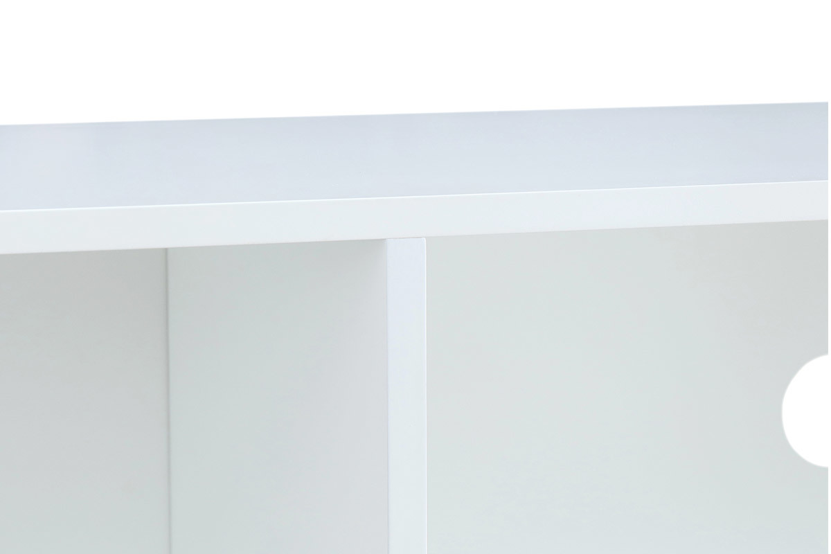 Meuble TV scandinave blanc LEENA