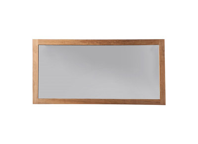 Miroir de salle de bain teck 140 x 70cm SANA
