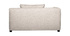 Module d'angle gauche pour canap&eacute; en tissu beige PLURIEL