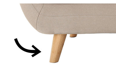 Pieds bois clair (lot de 4) YNOK