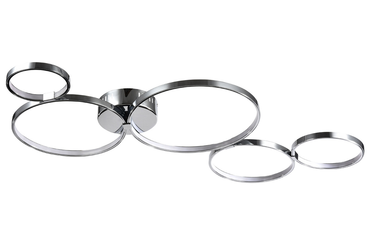 Plafonnier led design en m�tal chrom� OLYMPIA