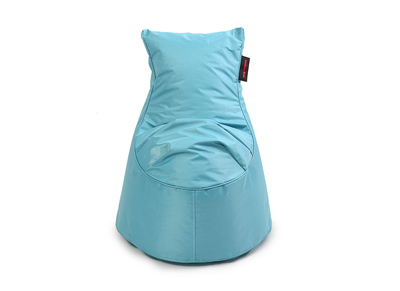 Pouf design polyester bleu MILIBABY