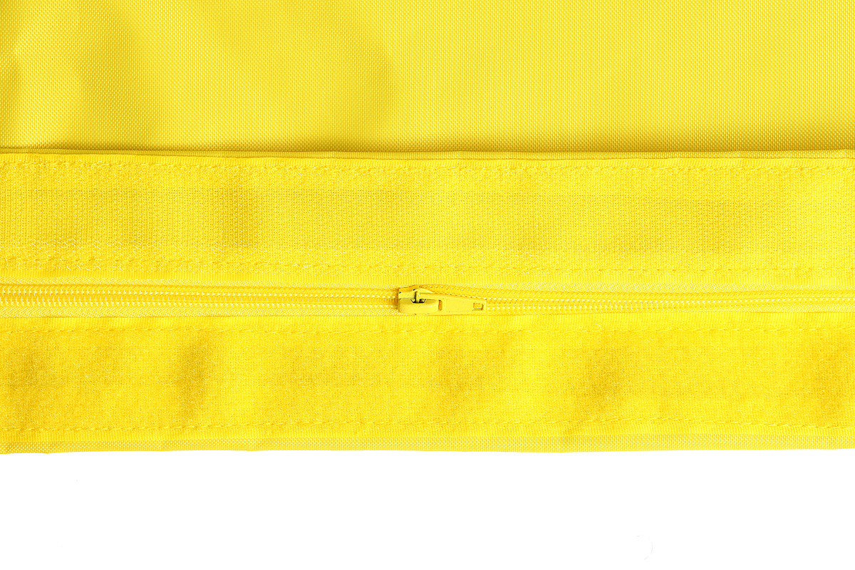 Pouf gant design jaune BIG MILIBAG