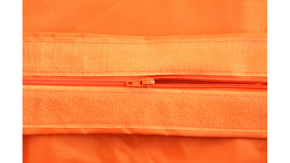 Pouf gant design polyester orange BIG MILIBAG