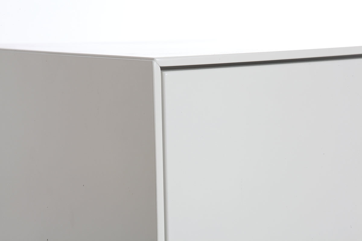 Rangement de bureau blanc mat 45x40 3 tiroirs MARK