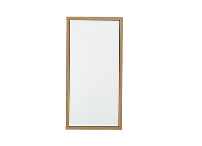 Rangement mural finition blanche et bois clair ch&ecirc;ne L30 cm FLEXO