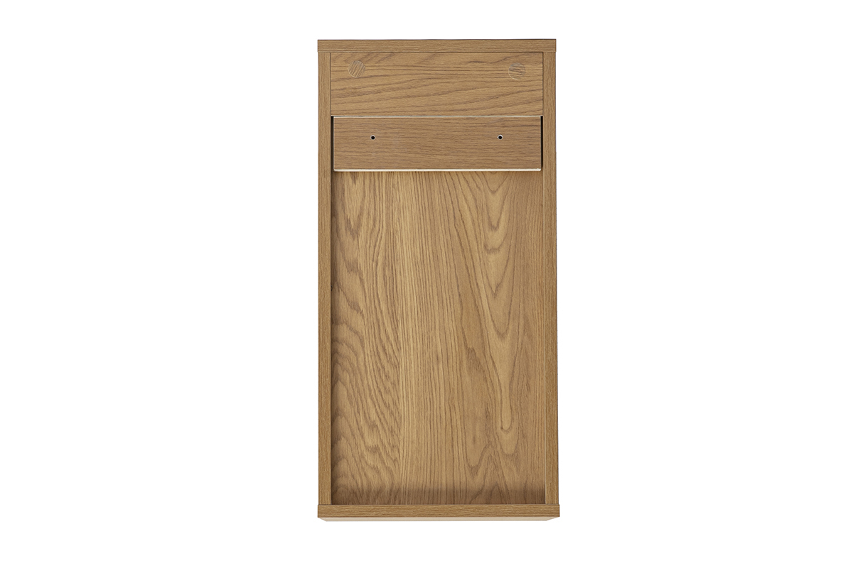 Rangement mural finition bois clair ch�ne L30 cm FLEXO