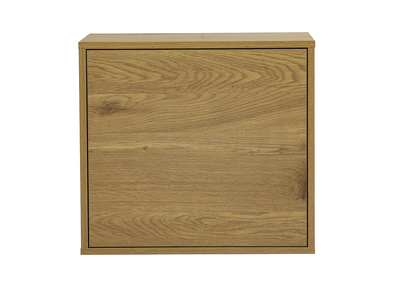 Rangement mural finition bois clair ch&ecirc;ne L55 cm FLEXO