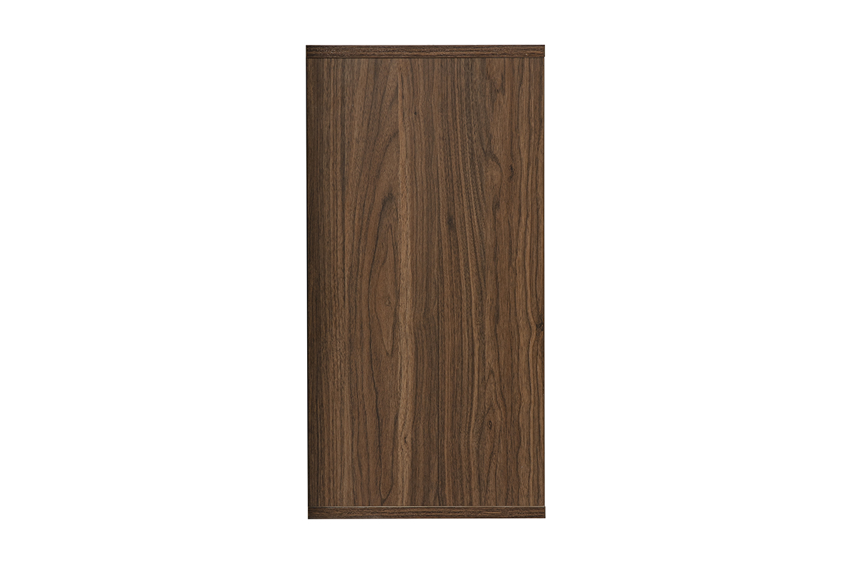 Rangement mural finition bois fonc� noyer L30 cm FLEXO