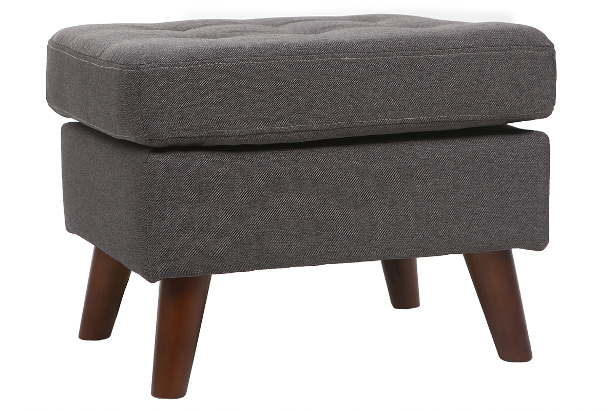 Repose-pied design gris anthracite YNOK