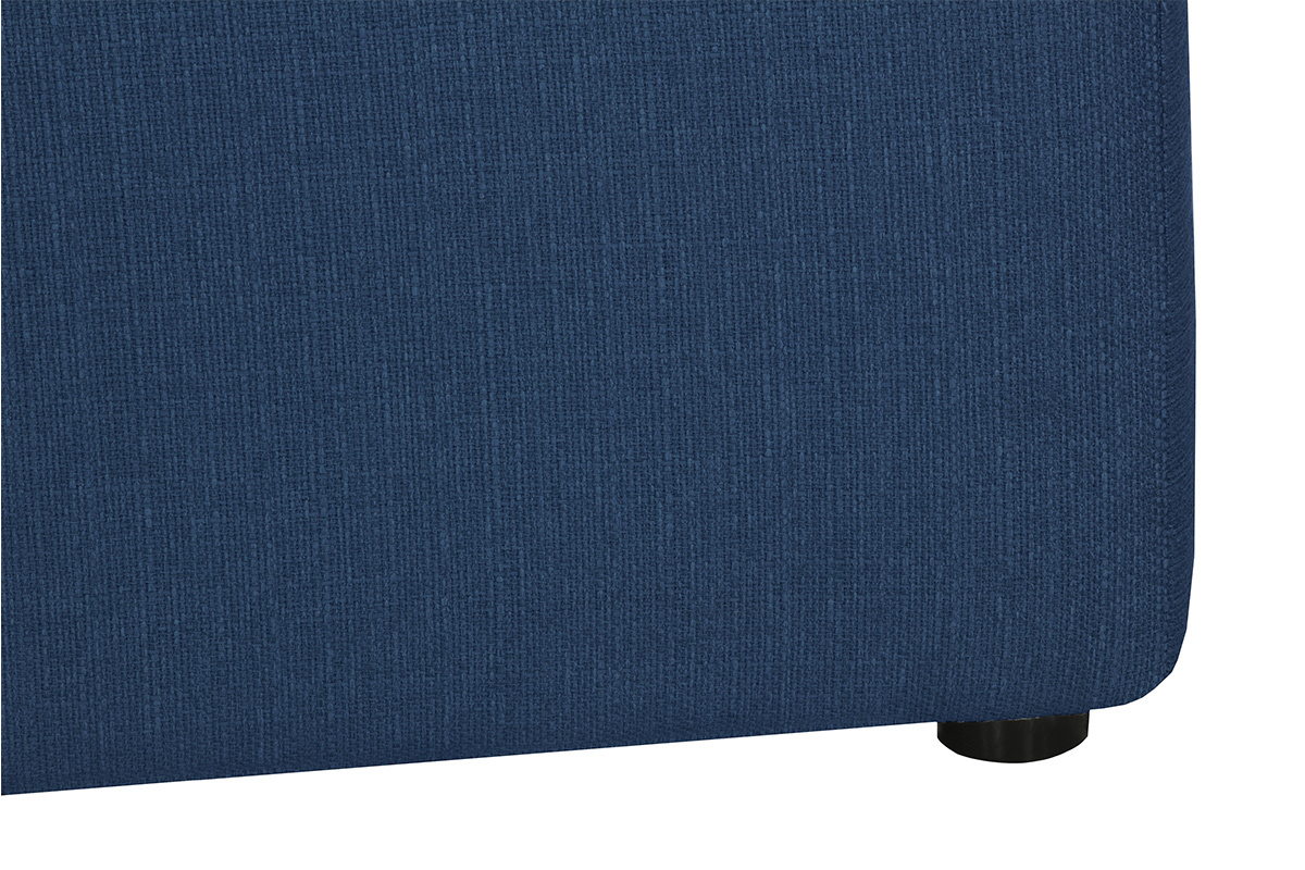 Repose-pieds design tissu bleu fonc� MODULO