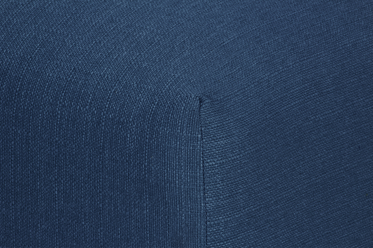 Repose-pieds design tissu bleu fonc� MODULO
