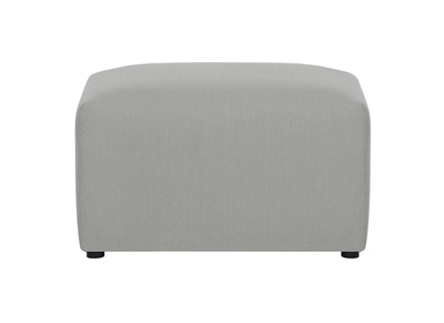 Repose-pieds design tissu gris MODULO