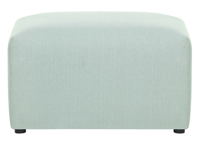 Repose-pieds design tissu vert menthe MODULO