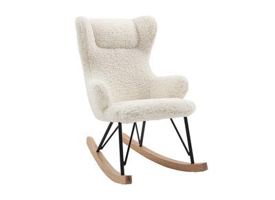 Rocking chair enfant effet peau de mouton SHAUN - Rocking chair enfant effet peau de mouton SHAUN