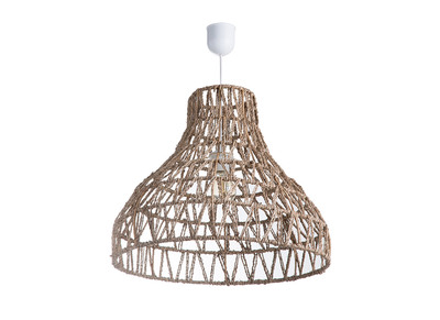 Suspension ajour&eacute;e boh&egrave;me rotin WAZE