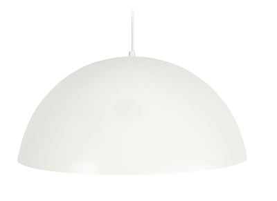 Suspension demi-sph&egrave;re design blanc POG