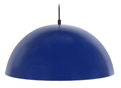 Suspension demi-sph&egrave;re design bleu POG