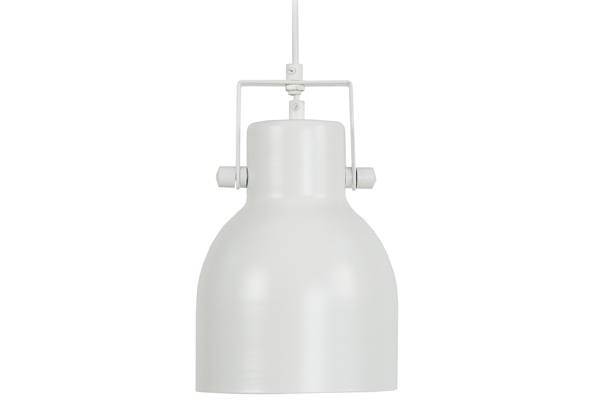 Suspension design acier blanc CITY