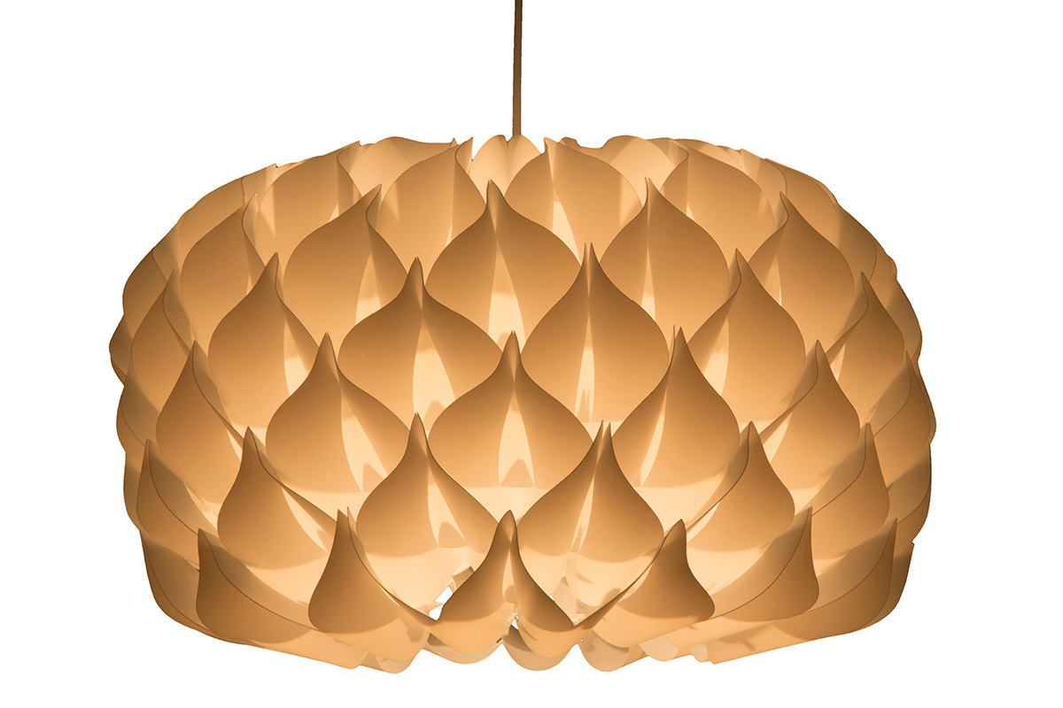 Suspension design blanche RUCHE