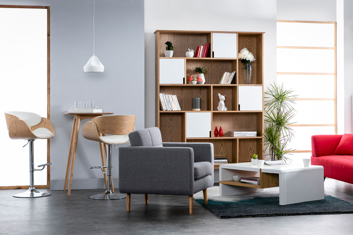 Suspension design c�ramique blanc ELEGANT