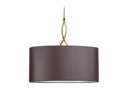 Suspension design dor&eacute; et noir MADAM